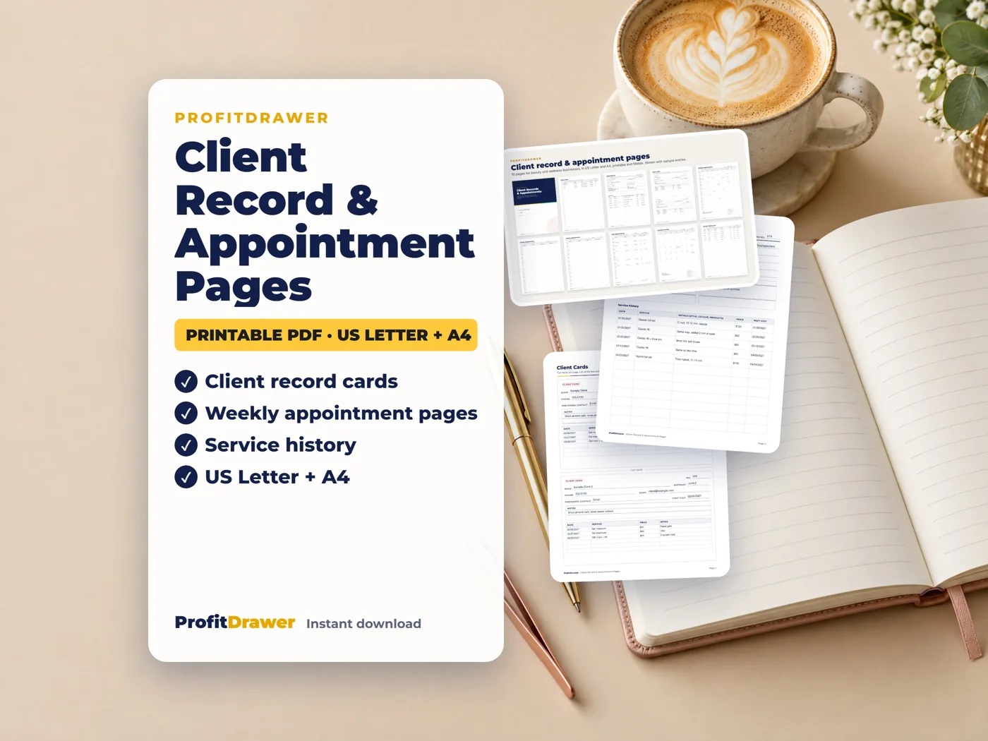 Client Record & Appointment Pages