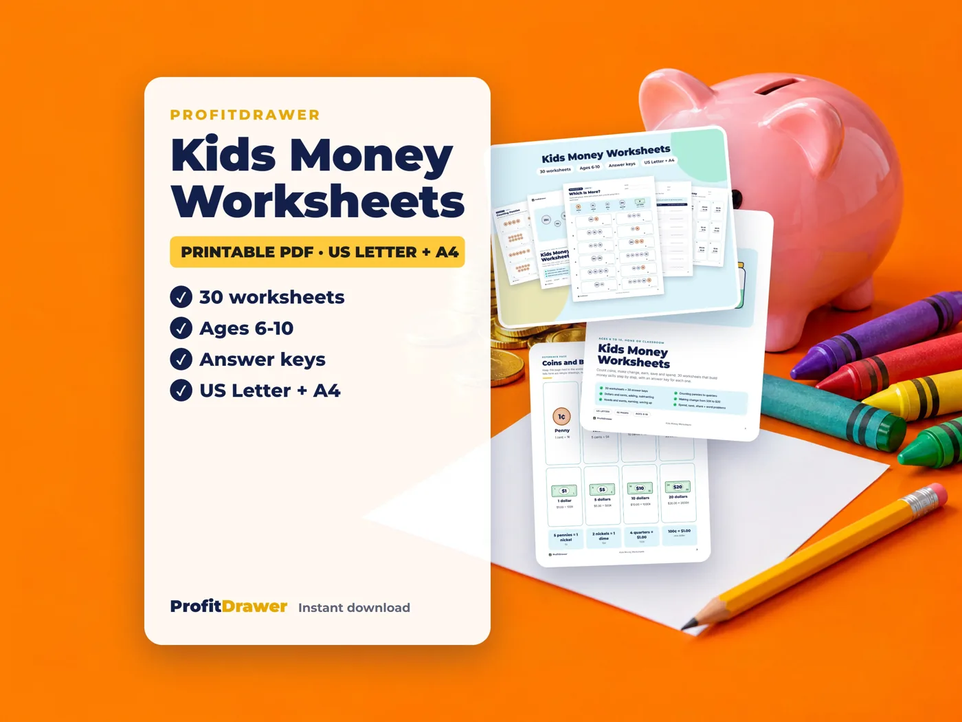 Kids Money Worksheets